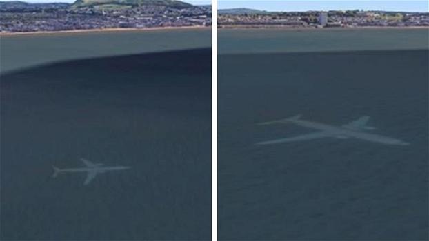 Un uomo scopre su Google Maps un aereo sommerso a poche miglia dalla costa di Edimburgo