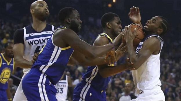 NBA, 10 dicembre 2018: i Warriors battono i Timberwolves, ok anche i Thunder sui Jazz. Tutte le partite