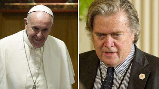Bannon attacca Papa Francesco: "Sta facendo gli interessi dell’élite globalista"