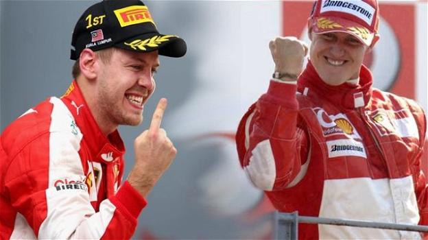 Vettel sulla sua esperienza con la Rossa: “Vorrei metà dei titoli di Schumacher in Ferrari”