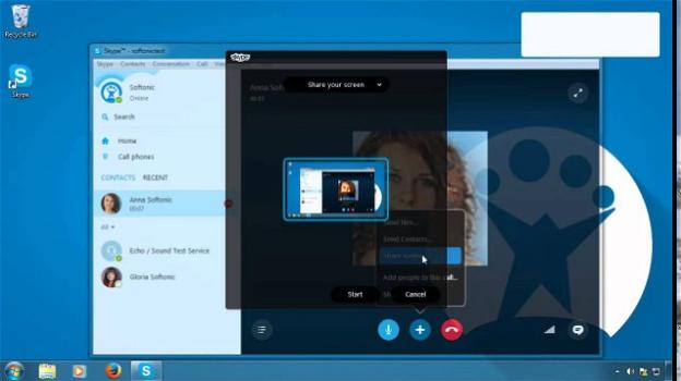 Skype: il programma più usato in ambito business testa una nuova condivisione dello schermo, in ottica privacy