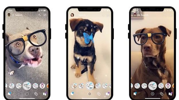 Snapchat, dopo i gatti, omaggia i cani, rilasciando le Lenses for Dogs