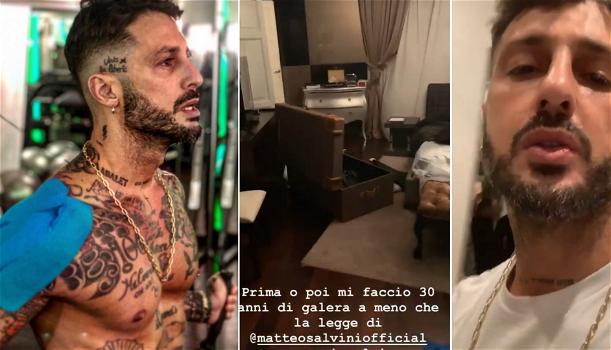 Fabrizio Corona furioso, di nuovo vittima di un furto: ladri in casa il giorno prima di Natale