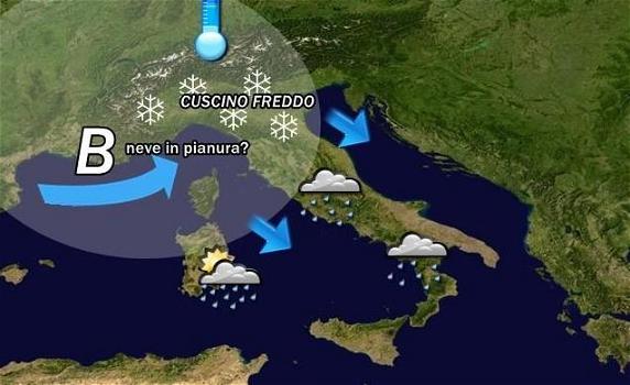 Meteo, Italia sotto zero: l’Epifania porterà freddo polare e neve