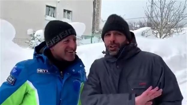 Checco Zalone bloccato a causa della neve a Roccaraso: "Non verrò mai più, andate a fan****!"