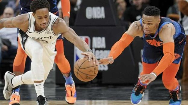 NBA, 10 gennaio 2019: incredibile incontro tra Spurs e Thunder, dopo due overtime vince San Antonio. Tutte le gare