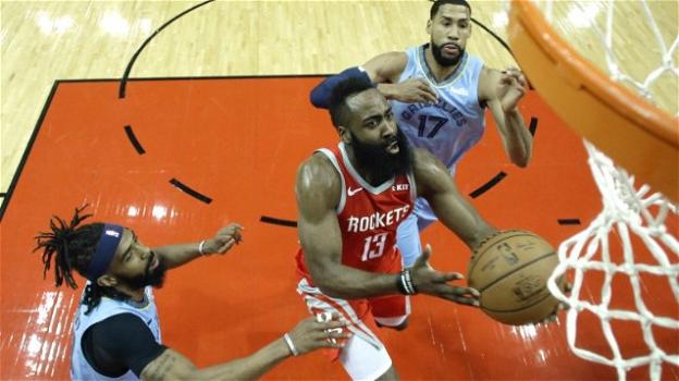 NBA, 14 gennaio 2019: Harden non si ferma più, 57 punti e Rockets vincenti, Grizzlies distrutti. Tutti gli incontri