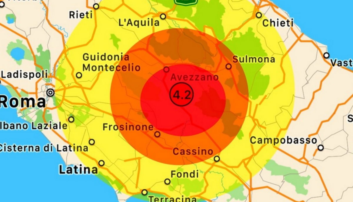 Violenta Scossa Di Terremoto In Abruzzo, Gente Nel Panico: "Area Ad ...