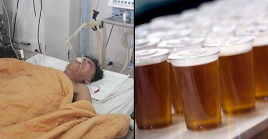 Gli somministrano 15 lattine di birra nello stomaco: la bizzarra terapia gli salva la vita