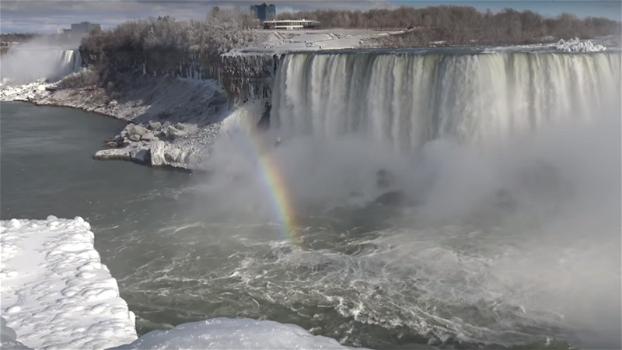 Le cascate del Niagara si sono ghiacciate: spettacolo unico al mondo