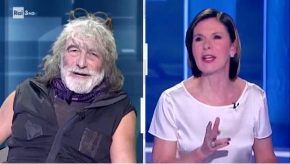 CartaBianca, siparietto tra Mauro Corona e la Berlinguer: “Lei usa il viagra?”. Lui: “Venga a sperimentarlo”