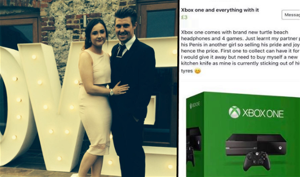 Il fidanzato la tradisce, 24enne incinta per vendicarsi vende la sua Xbox a 3 euro
