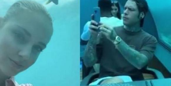 Ferragnez insultati per la cena alle Maldive nel ristorante subacqueo: ecco quanto costa