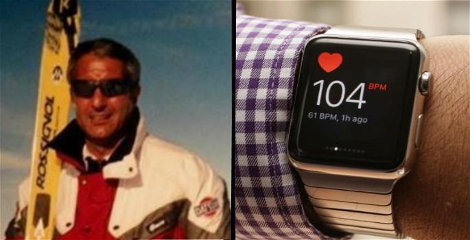 Sta per avere un infarto, ma lo smart watch lo segnala e gli salva la vita
