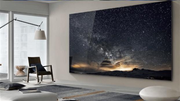 Samsung mostra al pubblico la nuova impressionante TV da 219 pollici: si chiama “il Muro”
