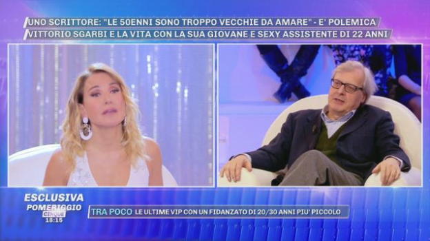Pomeriggio Cinque, Vittorio Sgarbi contro Barbara D’Urso: "Fai tv trash ma guadagni dieci volte più di me"