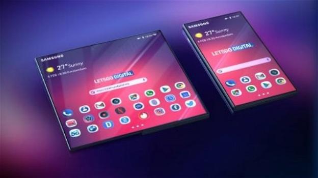 Samsung Galaxy F è apparso in un nuovo video (non ufficiale). Sarà questo il design dello smartphone pieghevole?