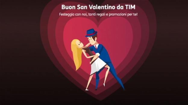 TIM festeggia San Valentino: arrivano minuti illimitati gratis (e sconti su fiori e cene romantiche)
