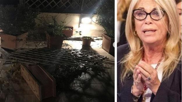 Rita Dalla Chiesa pubblica foto shock del suo terrazzo devastato dal maltempo: le accuse contro l’amministrazione
