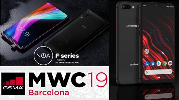 MWC 2019, piccoli brand crescono: ecco il top gamma NOA F20 Pro, ed il medio-gamma General Mobile GM 9 Plus