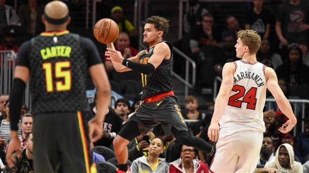 NBA, 1 marzo 2019: partita infinita tra Hawks e Chicago Bulls, dopo quattro supplementari vince Chicago