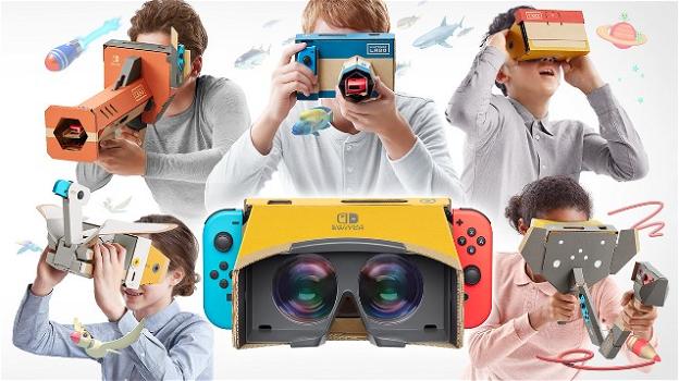 "Nintendo Labo: Kit VR": la consolle Switch si affaccia alla realtà virtuale con i set Nintendo Labo