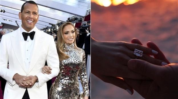Jennifer Lopez condivide le foto della proposta di matrimonio di Alex Rodriguez alle Bahamas