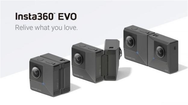 Insta360 EVO: ecco la prima fotocamera pieghevole, per riprese in 3D o a 360°