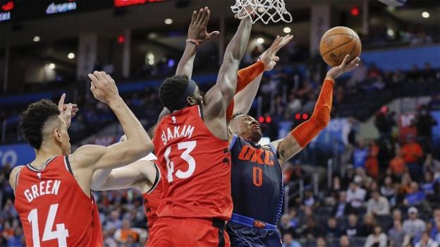 NBA, 20 marzo 2019: i Raptors sbancano al supplementare Oklahoma City, Thunder ko. Tutte le gare