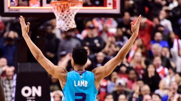 NBA, 24 marzo 2019: il pazzesco game winner di Lamb da metà campo dà la vittoria agli Hornets in casa Raptors