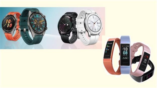 Da Huawei gli smartwatch Watch GT Active ed Elegant e il fitness tracker Huawei Band 3
