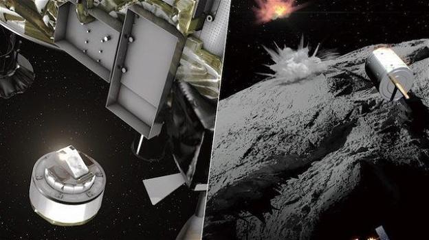 Hayabusa2 ha sparato un proiettile di rame contro l’asteroide 162173 Ryugu