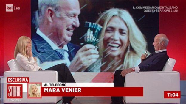 A "Storie Italiane" ospite il marito della Venier, Nicola Carraro: "Stare con Mara è come andare sulle montagne russe"