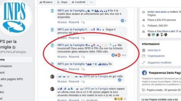 Inps Per La Famiglia Il Social Manager Della Pagina Facebook Perde La Pazienza E Insulta Alcuni