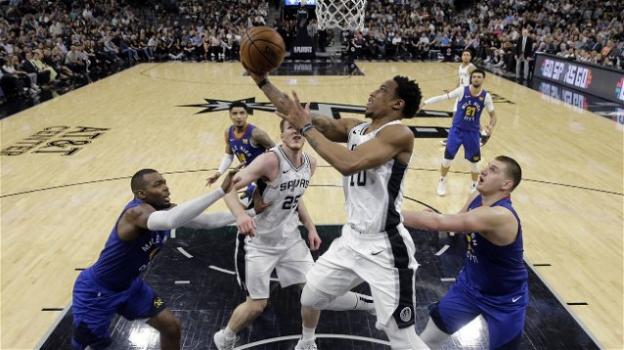 NBA Playoffs 2019, 25 aprile 2019: gli Spurs battono i Nuggets e vanno a gara 7