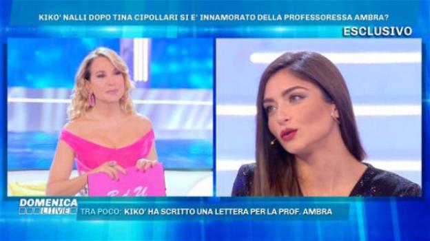 Domenica Live, Ambra Lombardo lancia una frecciatina a Tina Cipollari: "Kikò ha diritto a ricostruirsi la felicità"