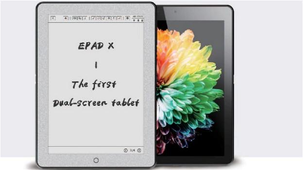 Eewrite Epad X: ecco il primo tablet con doppio display che fa da ebook reader