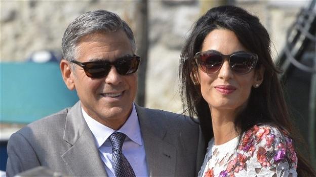George Clooney e Amal Alamuddin tornano in Italia