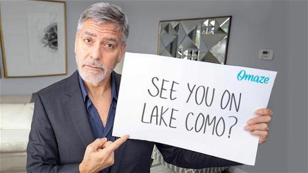 George Clooney offre la possibilità di un pranzo con lui e sua moglie per beneficenza