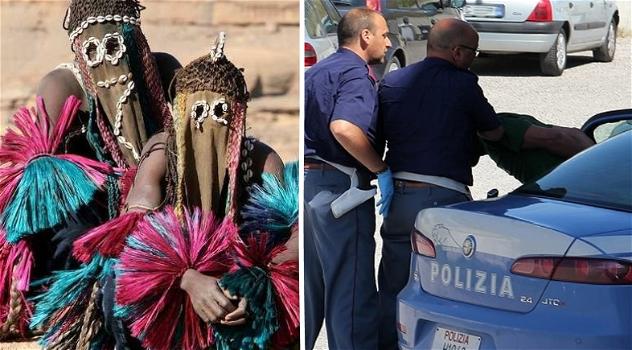 Rito voodoo per diventare invisibili agli occhi dei poliziotti: corrieri della droga nigeriani arrestati