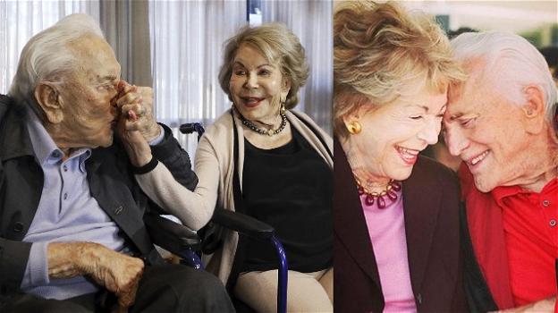 Anniversario da sogno per Kirk Douglas ed Anne Buydens, 65 anni di amore