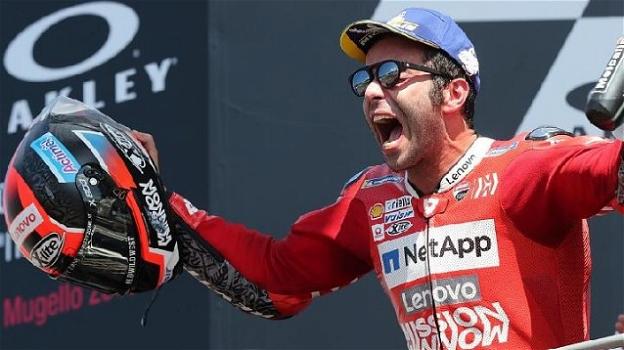 MotoGP: Danilo Petrucci conquista il GP d’Italia al Mugello, avanti a Marquez e Dovizioso