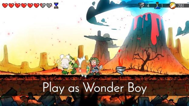 Wonder Boy: The Dragon’s Trap. Il platform fantasy anni ’80 sbarca su Android e iOS