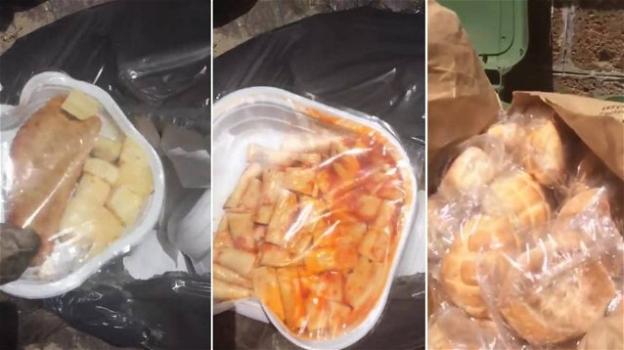 L’ultimo spreco degli immigrati: cibo intatto buttato nella spazzatura