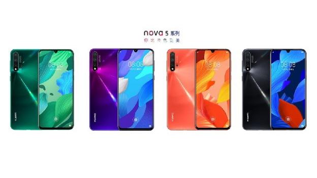 Ufficiale la nuova serie di smartphone Huawei Nova 5 (5 standard, 5 Pro e 5i)