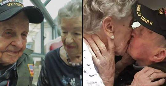 Veterano della Seconda Guerra Mondiale ritrova la ragazza di cui si era innamorato sul fronte 75 anni fa