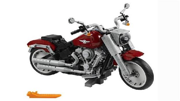 Lego: la Harley Davidson Fat Boy costituita da 1.023 pezzi e funzionante