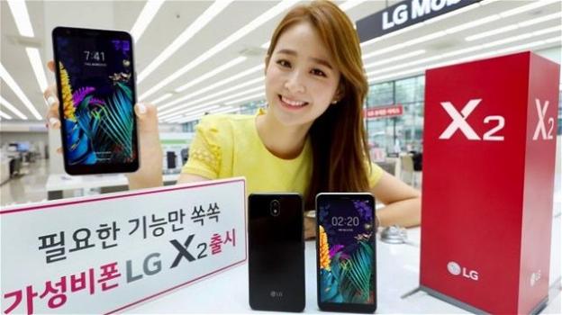 LG X2 2019: ufficiale il nuovo entry level previsto in Occidente come LG K30 2019