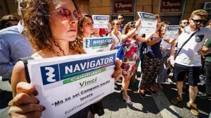 Navigator campani: ancora in protesta per l’assunzione