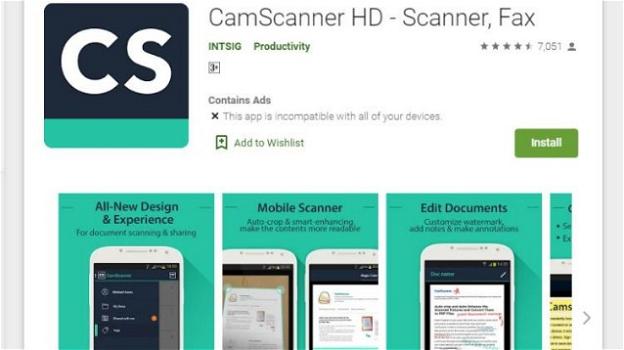 Attenzione al pericoloso virus presente nella popolare app CamScanner